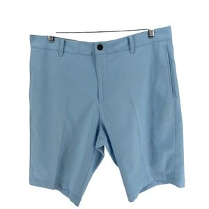 Puma Mens Golf Shorts 36 Waist Blue Flat Front Casual Lightweight Golfcore Sport